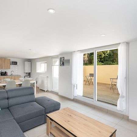 La Recouvrance : Chambre spacieuse avec sdb privative, cuisine et salon partagés, terrasse, proche facs et centre Brest Esterno foto